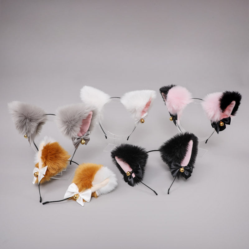 Wholesale Cute Plush Cat's Ears Plush Headband